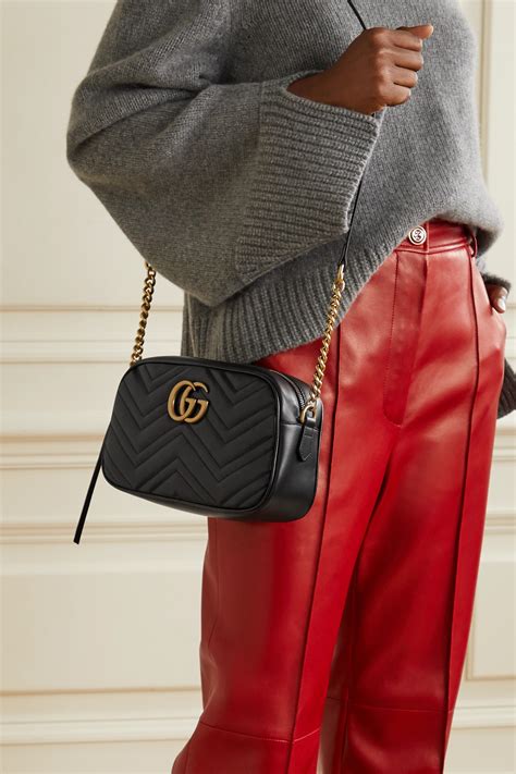 gucci crossbody bag camera|Gucci marmont bag small size.